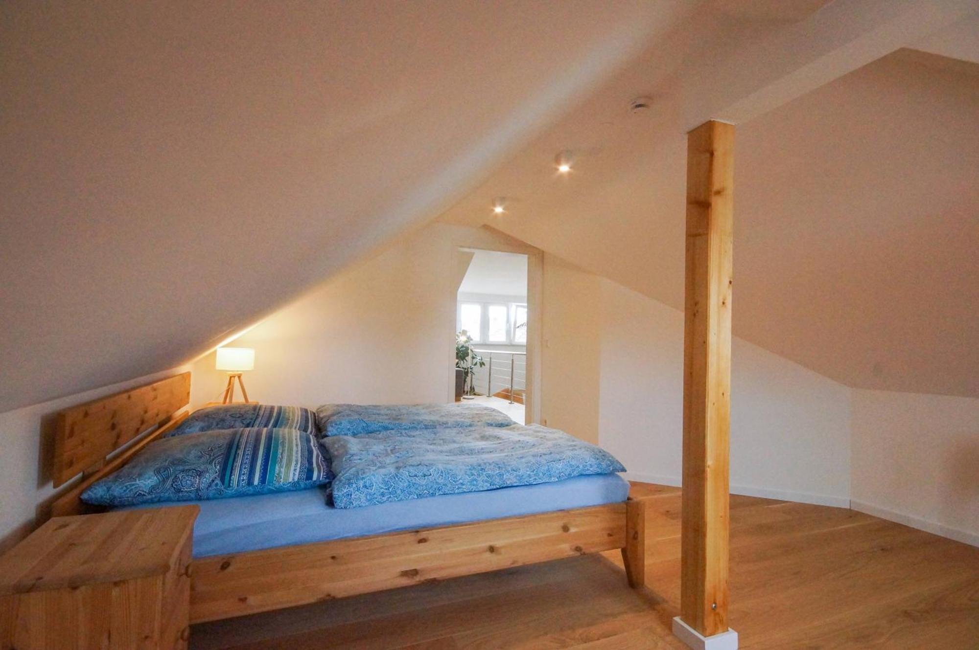 Modernes Und Helles Apartment Im Loft Stil ไฮเดลเบิร์ก ภายนอก รูปภาพ